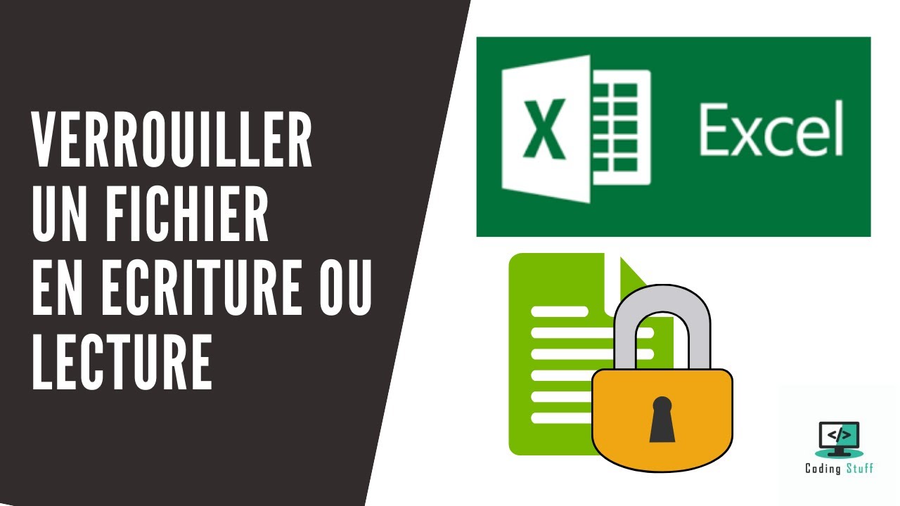 Prot ger Un Fichier Excel En criture Ou Lecture YouTube