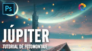 Jupiter - Tutorial de Fotomontaje (Andrei Oprinca) PSD Box cumple 10 años screenshot 2