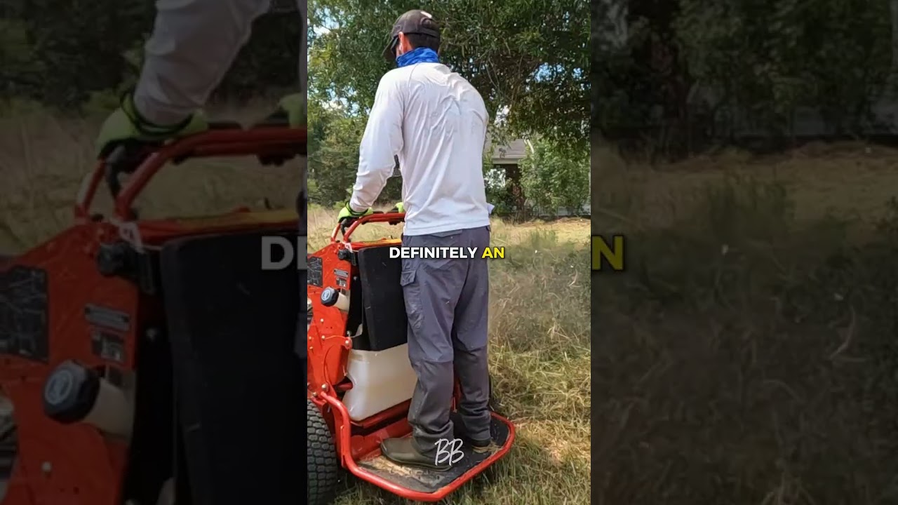 Mowing Abandoned Yard Without Permission....Then Owners Show Up