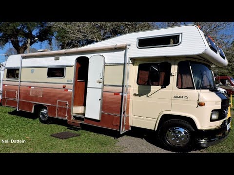 VENDIDO, Motorhome Turiscar Solymar, Mercedes Benz 608D, 1982.