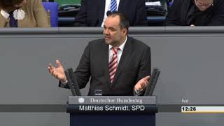 Matthias Schmidt 13. Sportbericht Der Bundesregierung Bundestag 06.02.2015