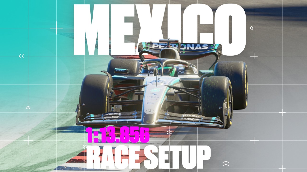 F1 25 CES МЕКСИКА Квалификационный круг + Настройки для гонки 💪