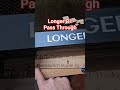 longer B1 diode laser pass through.