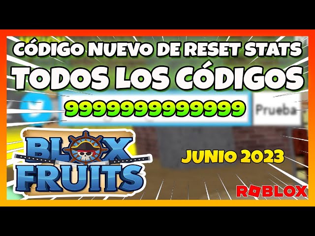 🔥 TODOS los CODIGOS de RESET STAT en BLOX FRUITS 🔥 NUEVOS