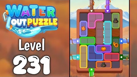 Water Out Puzzle Level 231 Walkthrough