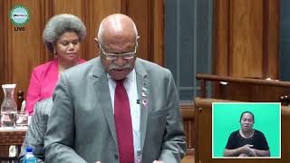 Fiji&#39;s Prime Minister delivers his Ministerial statement