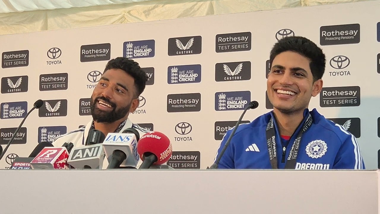 Shubman Gill and Mohammed Siraj press conference: India stars answer all questions