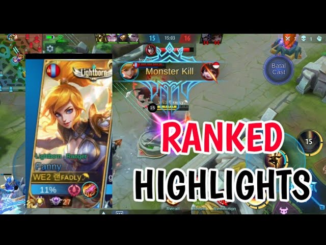 Fanny : Ranked Highlights | Part 1 | MOBILE LEGENSD BANG BANG class=