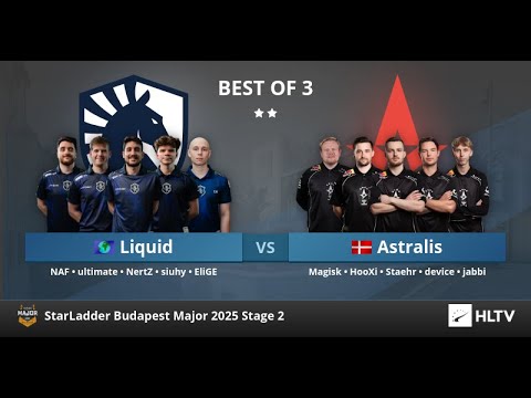 [RU] Liquid vs Astralis | StarLadder Budapest Major 2025 - YouTube