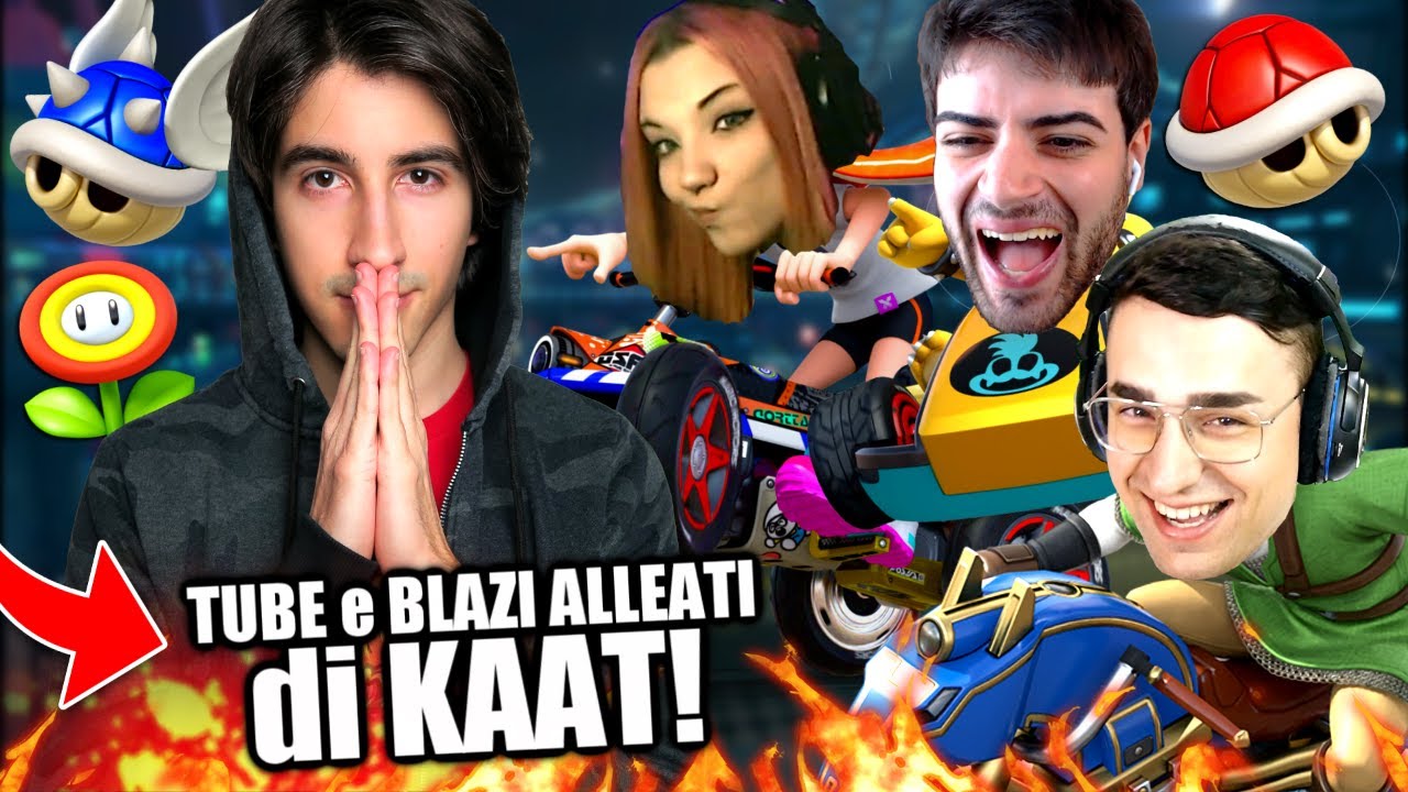 KAAT si ALLEA con TUBE e BLAZI e il FINALE è da NON CREDERE! Mario Kart 8 Deluxe Gameplay ITA