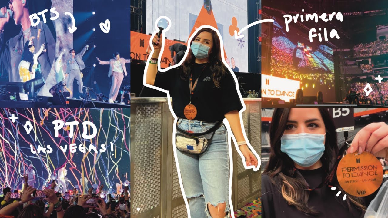 Mi primer concierto de BTS ✨ PTD Las Vegas Día 2 (primera fila) | BTS Vlog Concierto