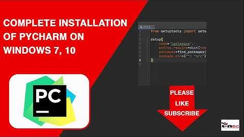 How to download & Install Pycharm python IDE on Window 7,8,10 Step by Step