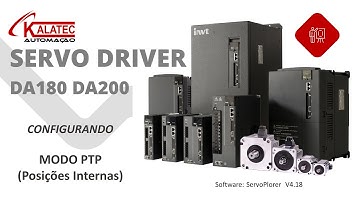 Servo Motor KALATEC -INVT:  Como configurar o Modo PTP - Posição Relativa Interna.