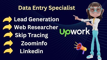 Lead Generation | Skip Tracing |Web Researcher |Data Entry | Zoominfo