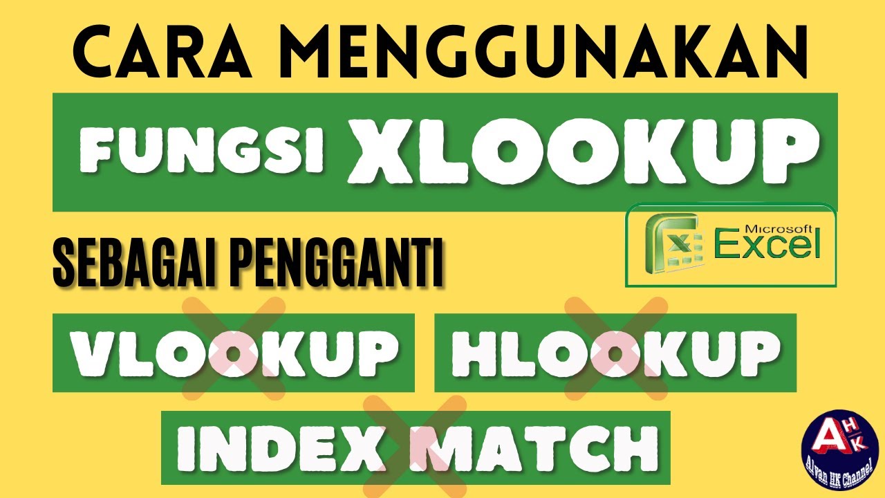 Cara Menggunakan fungsi XLOOKUP di Excel sebagai pengganti VLOOKUP