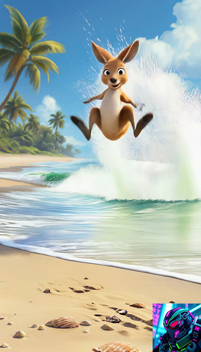You Are a Bouncy Kangaroo at a Beach Hop