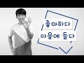 좋아하다 vs. 마음에 들다 (= to like)