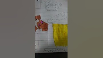 Louise sleeping in bed