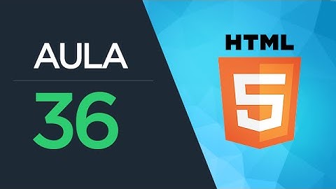 Curso de HTML5 - Aula 36 - Time e Datetime