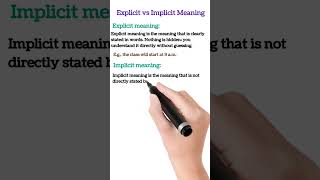 #semantics #advancedenglishlearning #explicitlanguage #implicit
