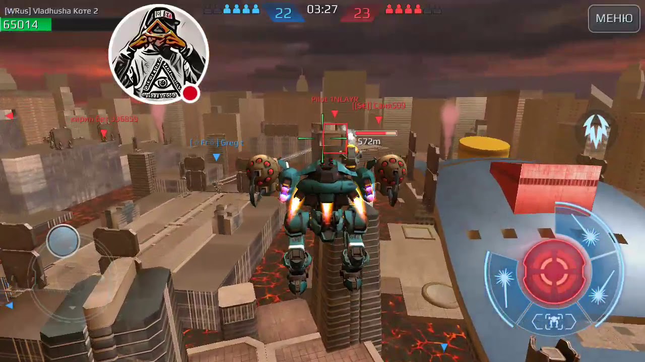 War Robots - новая Стычка : пол это лава