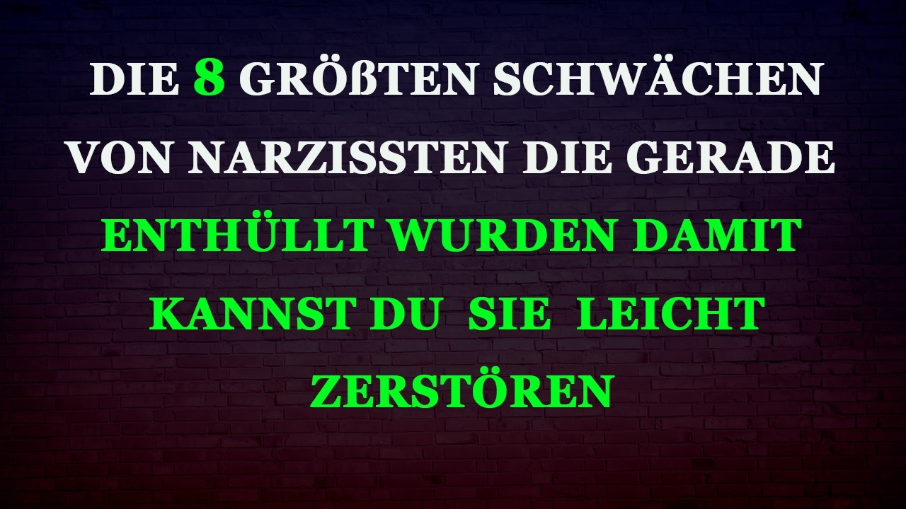 Die 8 größten Schwächen von Narzissten – Enthüllt! So kannst du sie leicht entlarven und besiegen