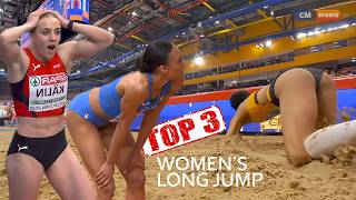 Top 3 🔥 Women's Long Jump Event | Apeldoorn 2025