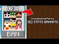 MINECRAFT MA OGNI 30 SECONDI UNO VIENE BANNATO