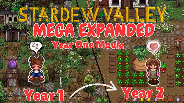 I played 1 Year in MODDED Stardew Valley with 300+ Mods!