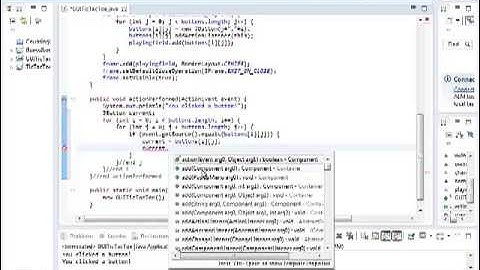 Java Programming - GUI TicTacToe Part 5 Temp - Galbraith