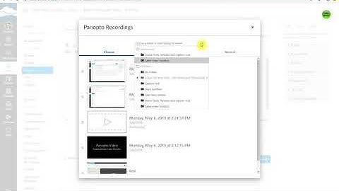 Embed a Panopto Video in Canvas