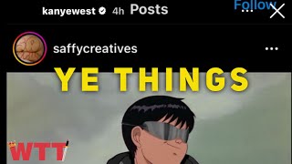 Ye Instagram posts | Fashion show update | UK life