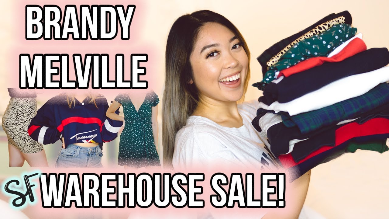 BRANDY MELVILLE WAREHOUSE SALE SAN FRANCISCO 2018 Try on Haul, Tips