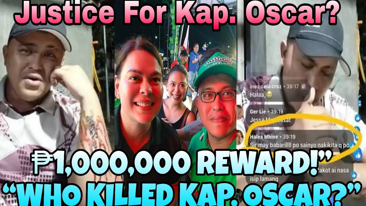 VP Sara ₱1M Reward for Kap. Oscar Bucol Jr. case