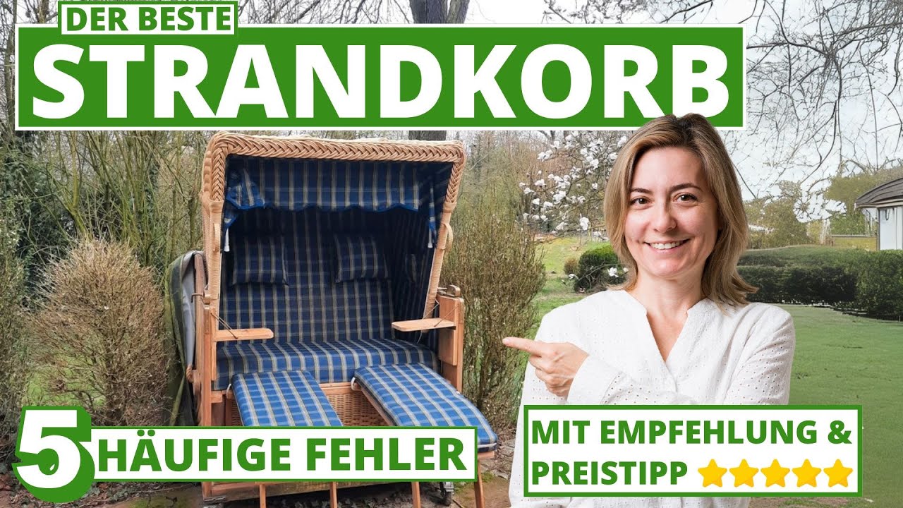 Bester Strandkorb für den Garten