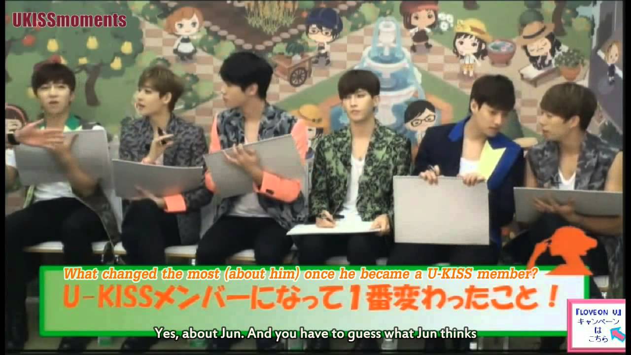 [ENG SUB] 140724 U-KISS Intro & Jun Quiz - Q1 [1/3]