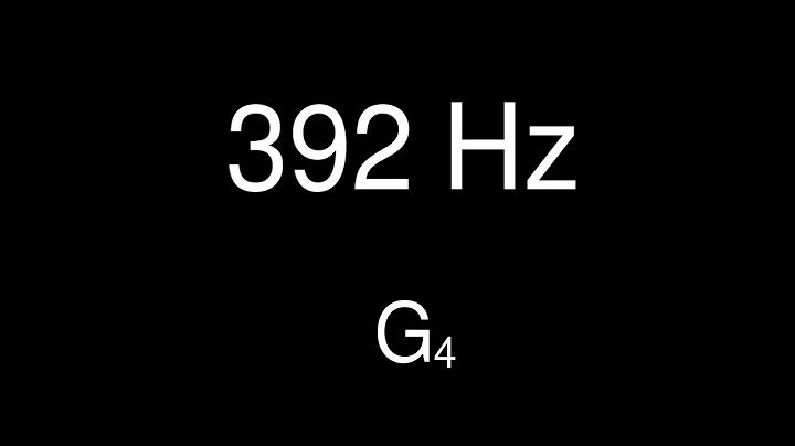 Sine Wave G 4 - 392 Hz for 15 minutes - Test tones