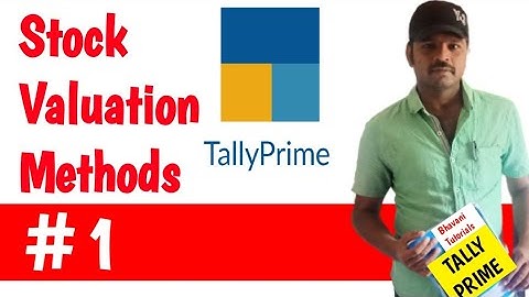 Stock Valuation Methods in Tally Prime  #tallyprime #tally #tallyerp9 #accounting