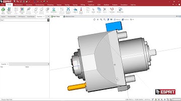 Making a Radial Live Milling Dual Position Y-offset Holder in ESPRIT