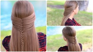 Mermaid Half Braid Tutorial | Cute Hairstyles screenshot 4