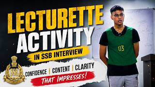 Crack the SSB Lecturette! 3-Min Strategy to Impress the GTO | Lecturette in Trishul Defence Academy