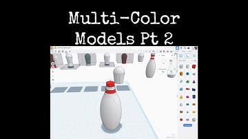 TinkerCAD Tips! Multi-Color Designs Part 2.           #tinkercad #caddesign #3dprintable #3dprinting