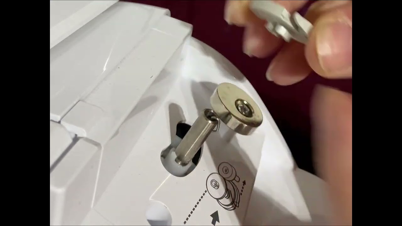 Innov-is NQ 1700E under the bobbin winder thread removal￼.