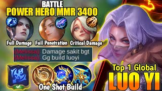 Download Crazy Damage!! Brutal One Shot Luo Yi 100% Shock | Build Luo Yi Tersakit | Top G Video MP3 Crazy Damage!! Brutal One Shot Luo Yi 100% Shock | Build Luo Yi Tersakit | Top G