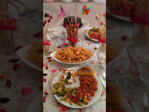 Doğum günü hazırlığı