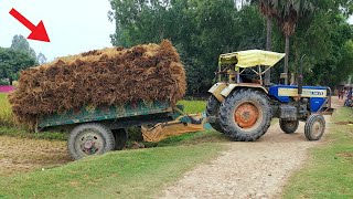 Swaraj 744 Fe Tractor Over Loading | Tractor Stuck in Mud 😯