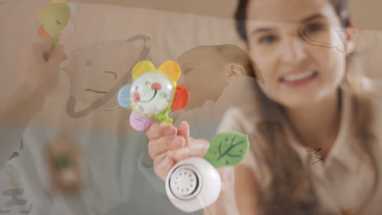 Shake 'n Sparkle Flower Rattle