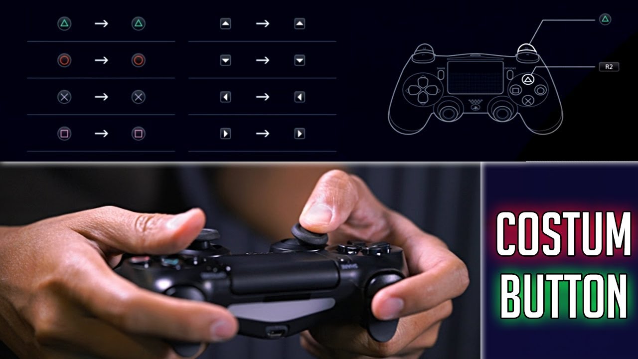 customize button assignments ps4