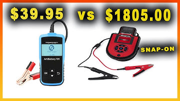 TopDon Battery Tester vs SNAP-ON Battery Tester