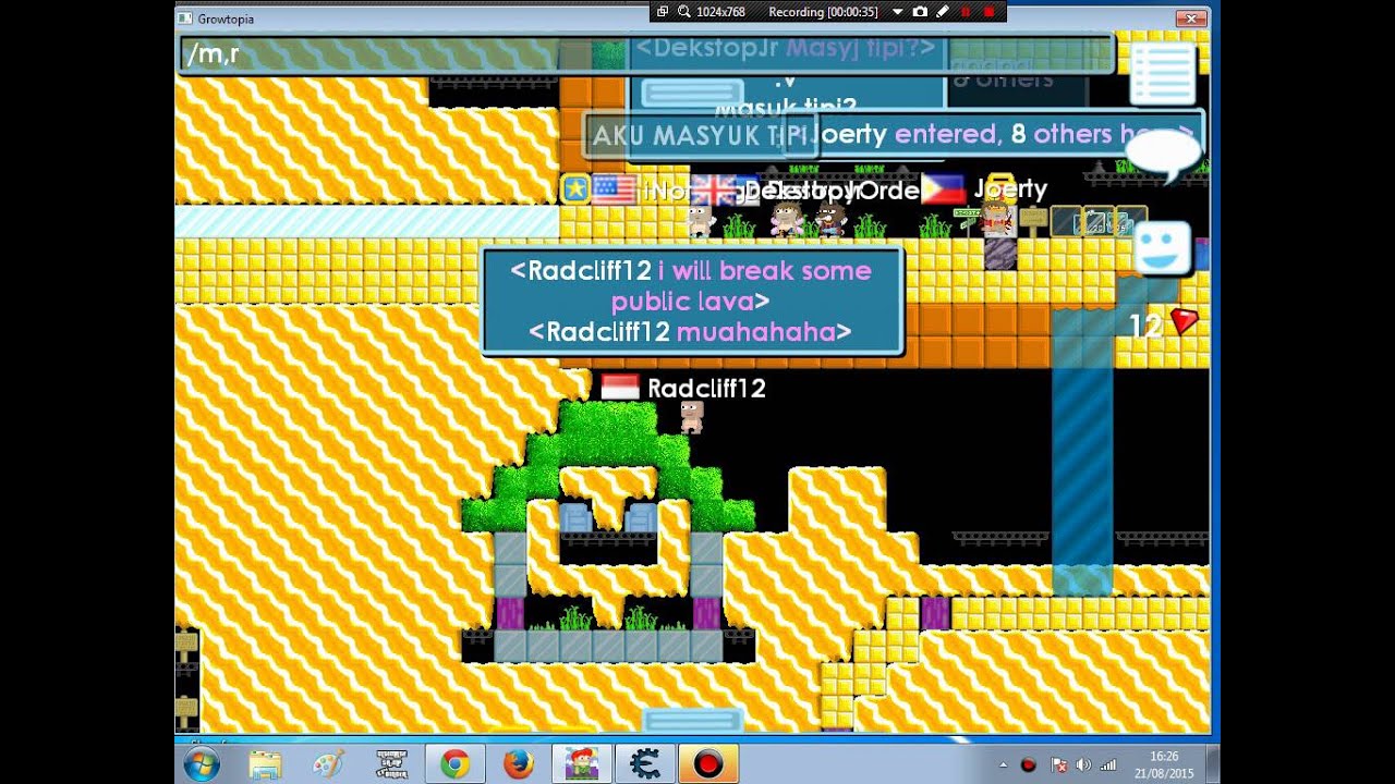 breaking public lava in calvinteo world